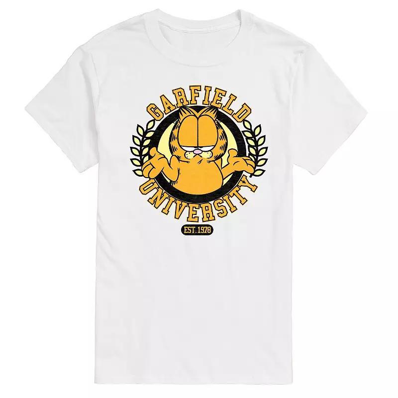 Mens Garfield University Graphic Tee Product Image