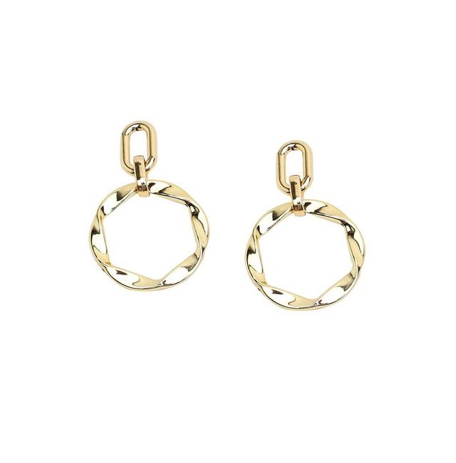 Sohi Womens Textured Drop Earrings Product Image