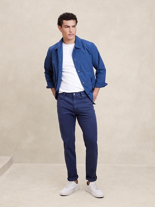 Slim Linen-Blend Five Pocket Pant product image