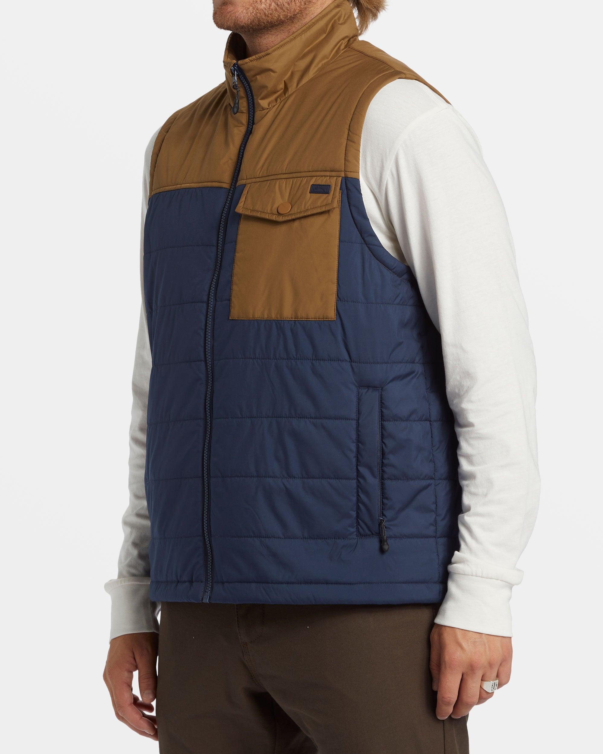 Prism Quilted Vest - Dusty Navy Male Product Image