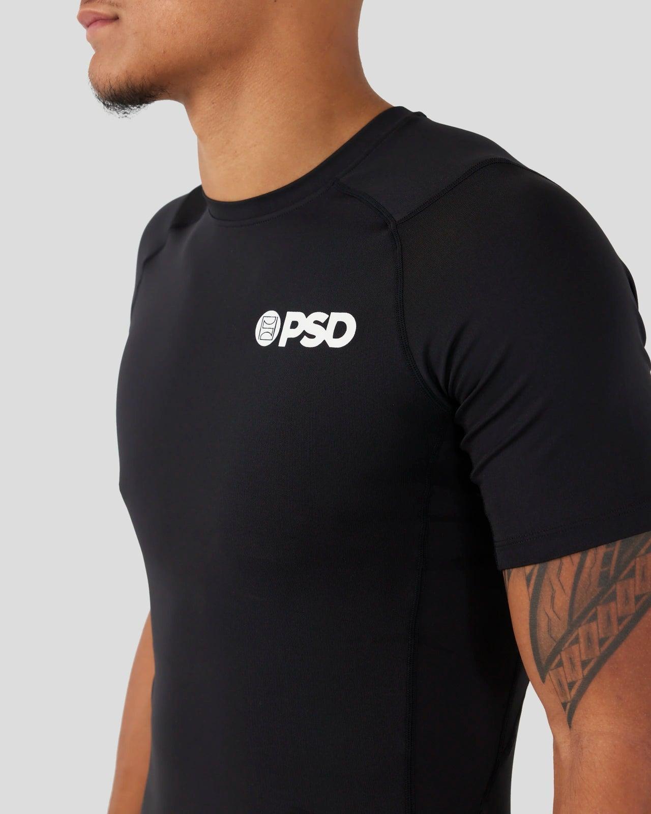 Compression Tee Short Sleeve - Black Male Product Image