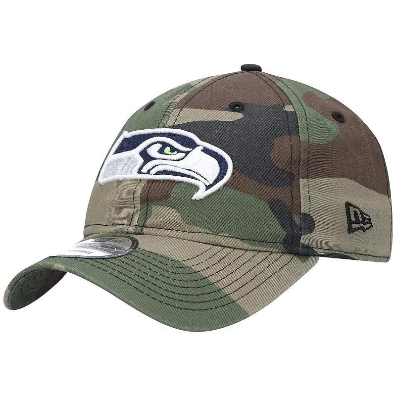 Mens New Era Camo Seattle Seahawks Team Core Classic 2.0 9TWENTY Adjustable Hat Product Image