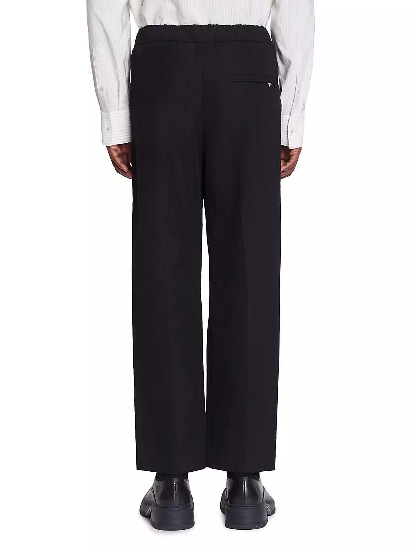 Suit Pants with an Elasticated Waistband Product Image