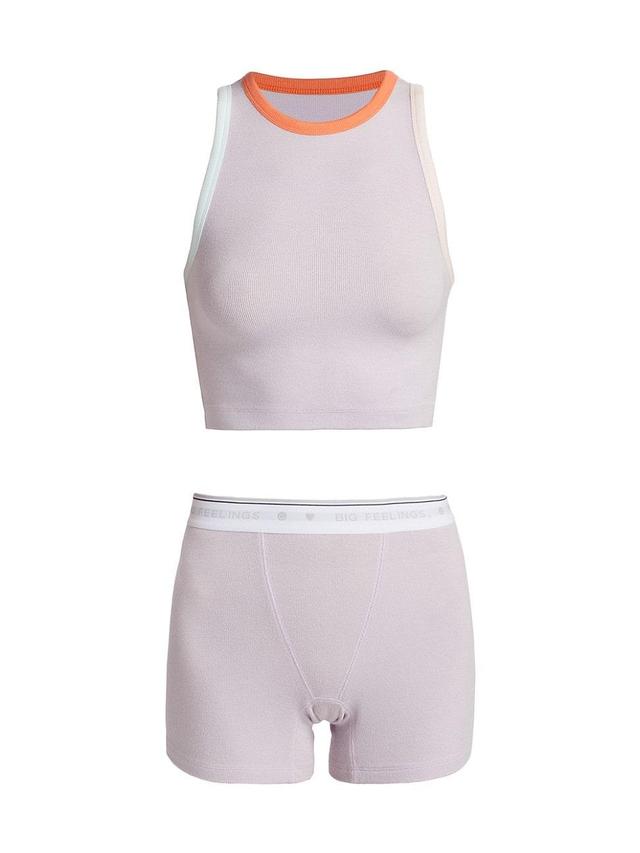 Womens Stacey Tank 2-Piece Pajama Set Product Image