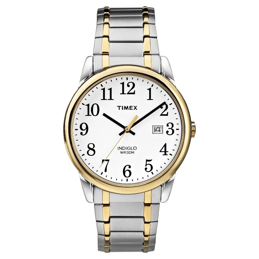 Men's Timex Easy Reader Expansion Band Watch - Light Gold TW2P81400JT Product Image