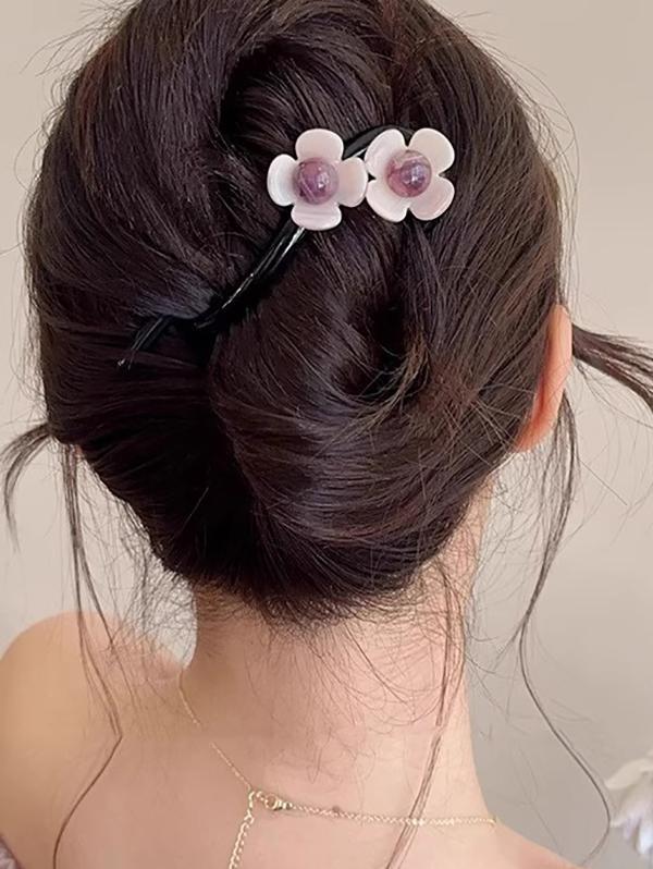 Flower Shape Geometric Hair Clips Product Image