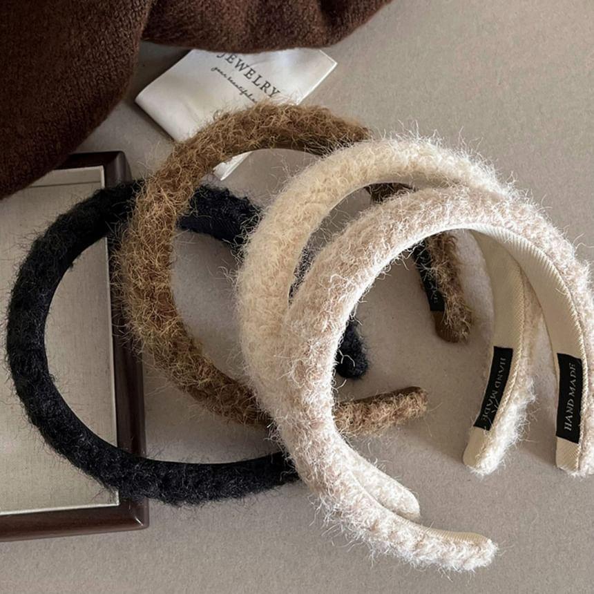 Plain Furry Headband Product Image