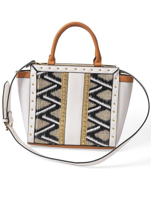 Woven Studded Bag Product Image