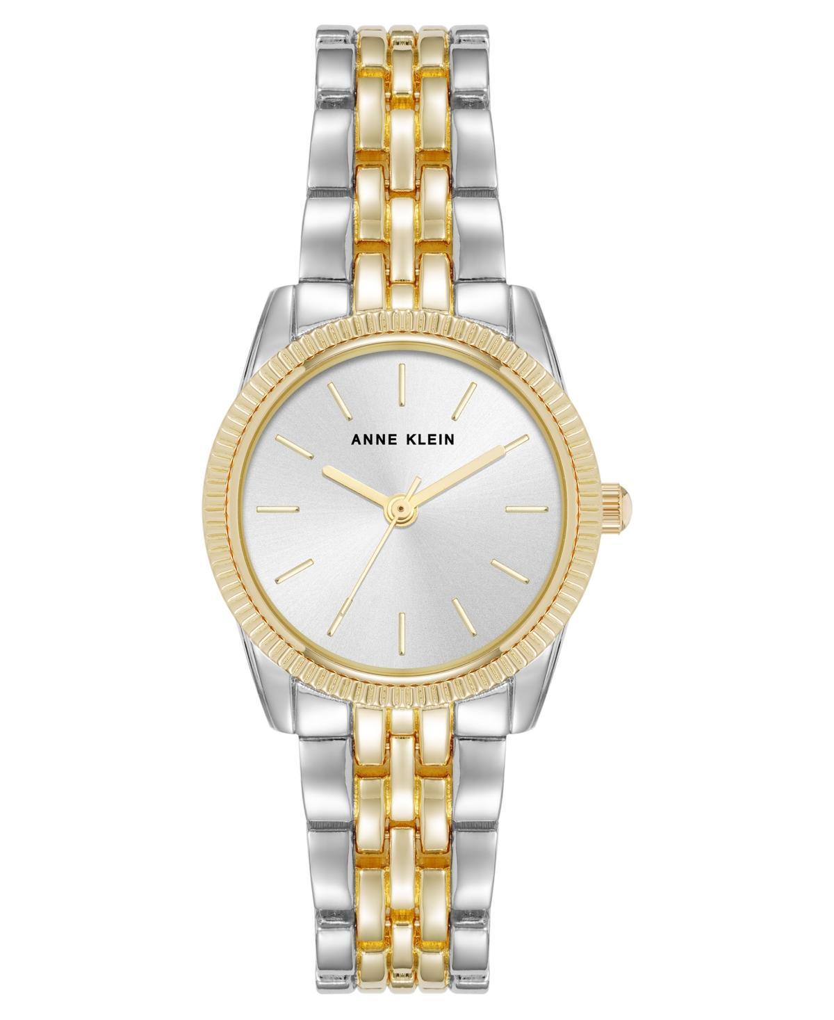 Anne Klein Womens Quartz Casual Coin Edge Two-Tone Alloy Metal Watch, 26mm - Two Tone Product Image