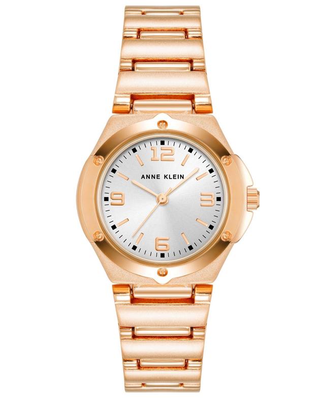 Anne Klein Womens Quartz Rose Gold-Tone Alloy Bracelet Watch, 29mm - Rose Gold-Tone Product Image