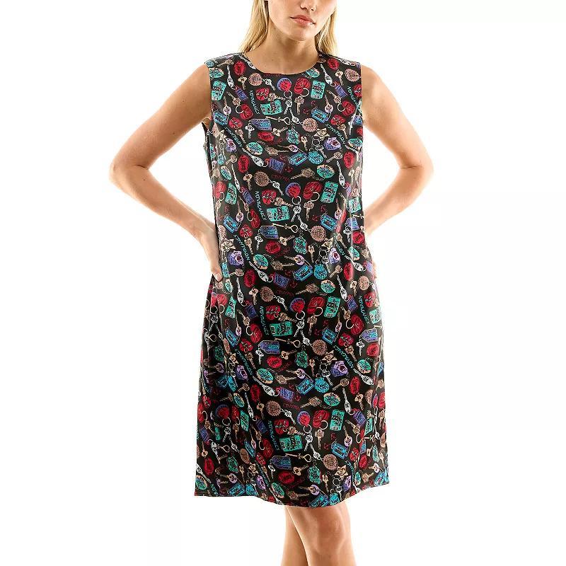 Womens Nicole Miller Printed Tank Dress Product Image