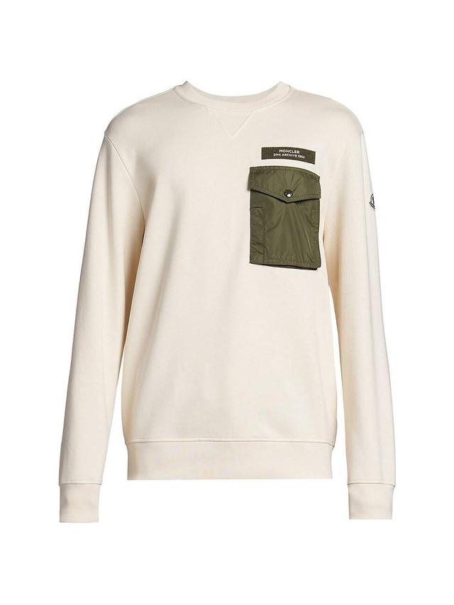 Mens Cotton-Blend Long-Sleeve Sweatshirt Product Image