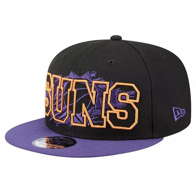 Mens New Era Black/Purple Phoenix Suns Sport Night Splatter 2-Tone 9FIFTY Snapback Hat Product Image