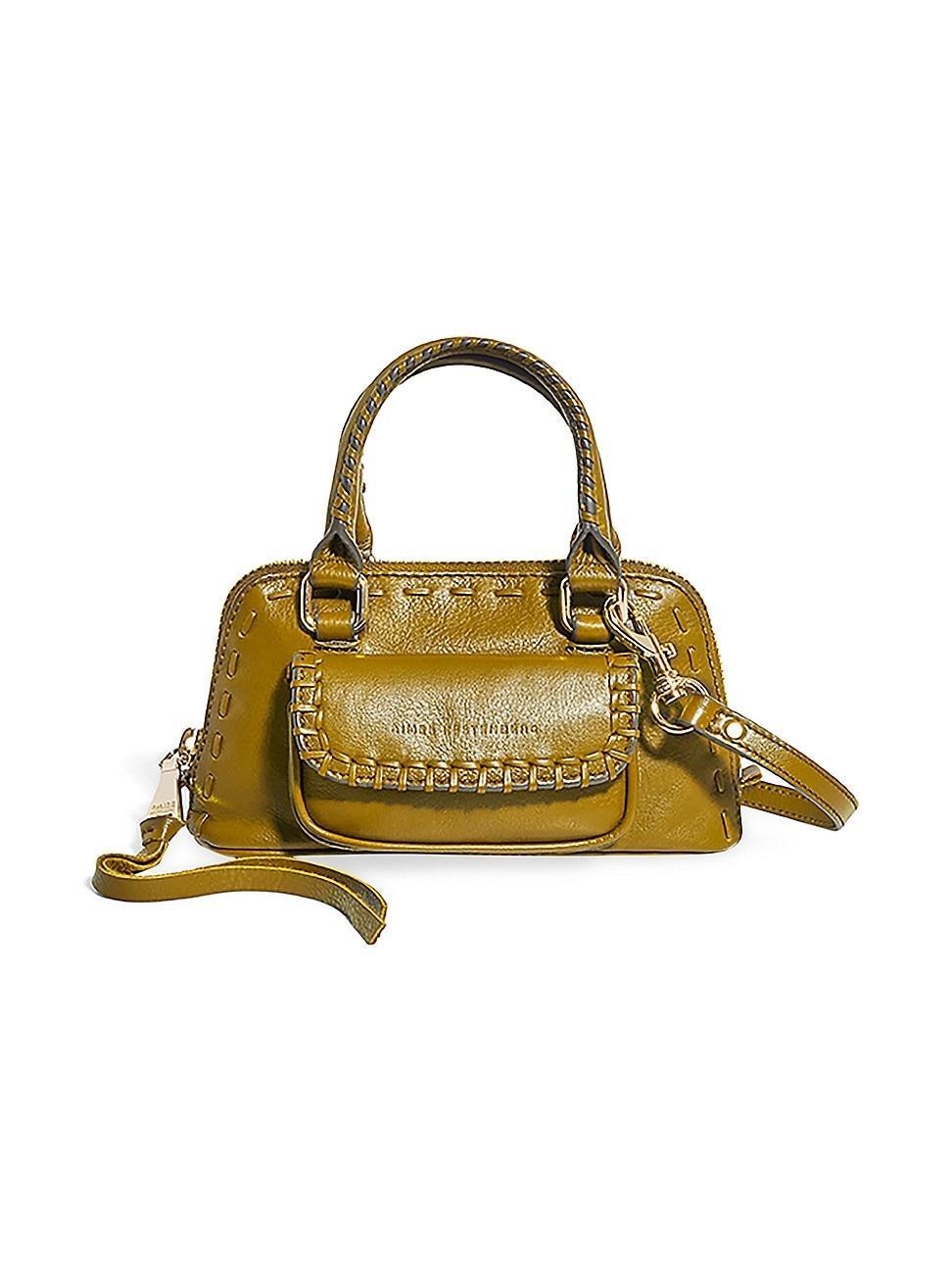 Womens Sedona Leather Mini Top Handle Bag Product Image