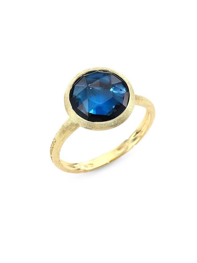 Womens Jaipur London Blue Topaz Statement Ring Product Image