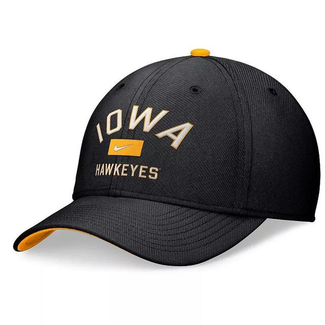 Mens Nike Iowa Hawkeyes Primetime Rise Swoosh Flex Hat Product Image