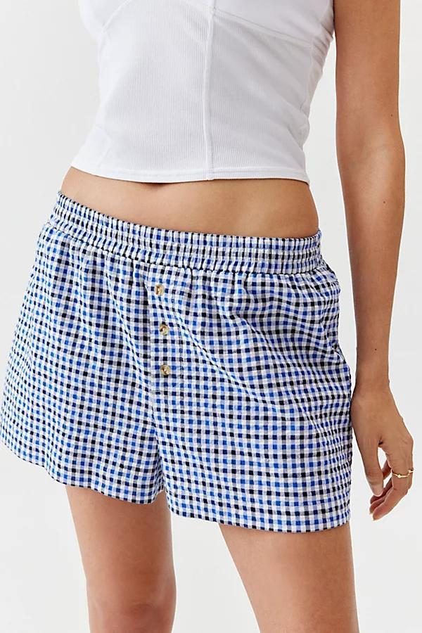 Urban Renewal Remnants Made In LA Button Front Boxer Short Womens at Urban Outfitters Product Image