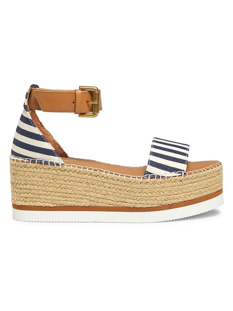 See by Chloe Womens Glyn Espadrille Platform Sandals Product Image