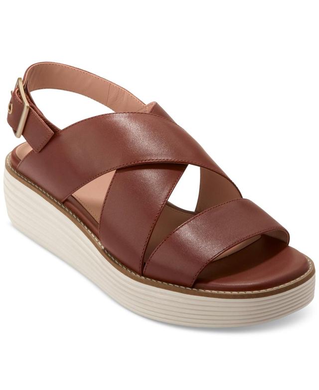 Cole Haan Womens Originalgrand Slingback Platform Sandals - Cuoio Product Image