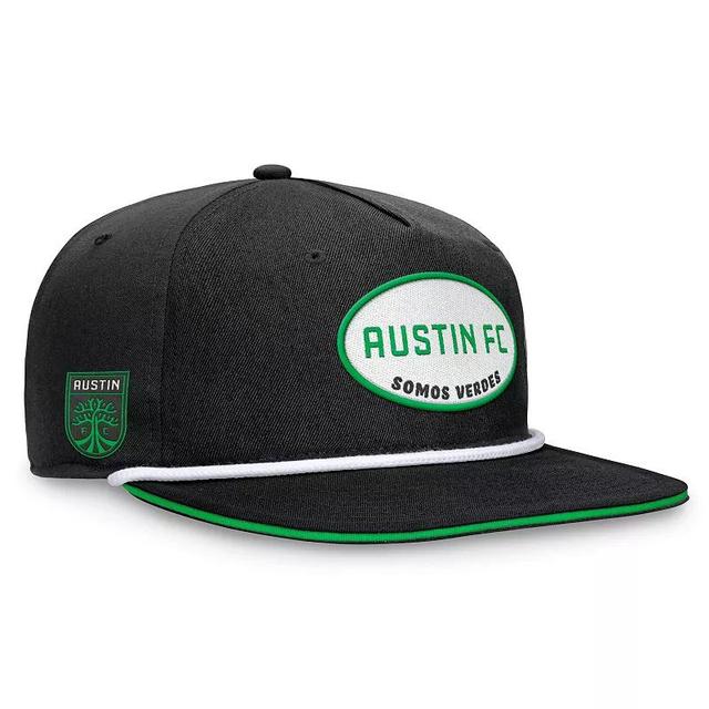 Mens Fanatics Branded Black Austin FC Iron Golf Snapback Hat Product Image