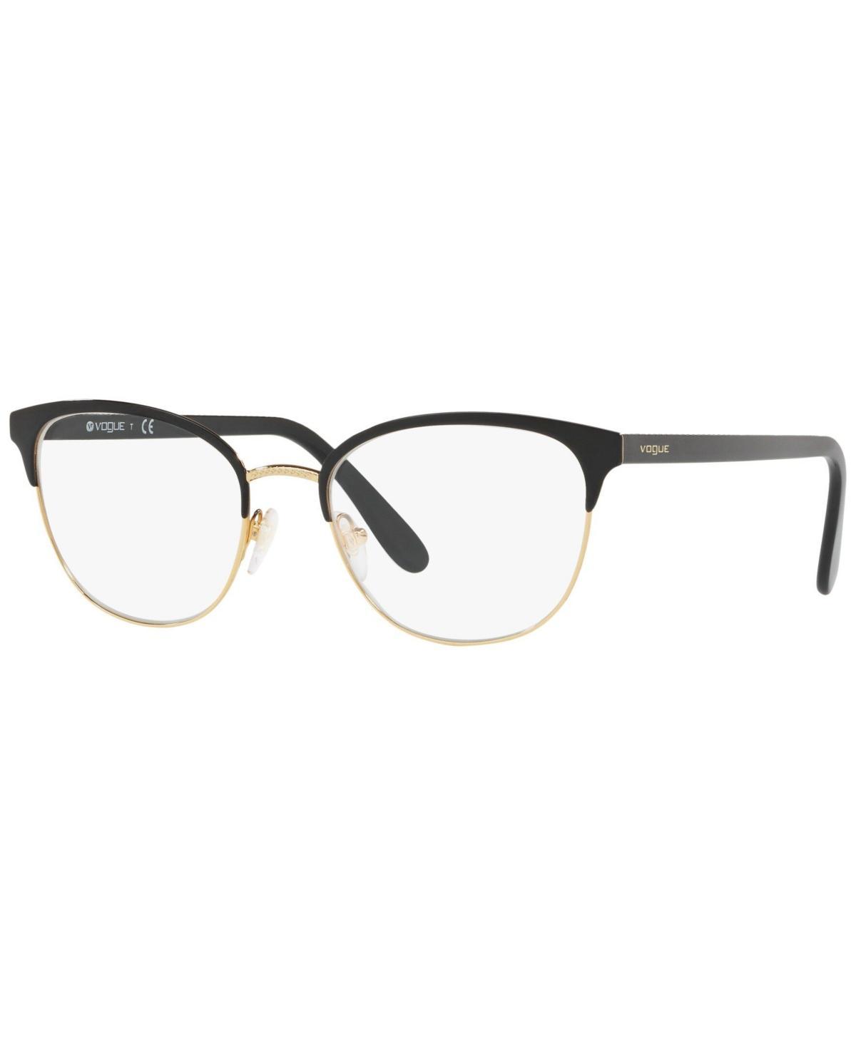 Vogue Eyewear VO4088 Womens Oval Eyeglasses - Black Gold Product Image