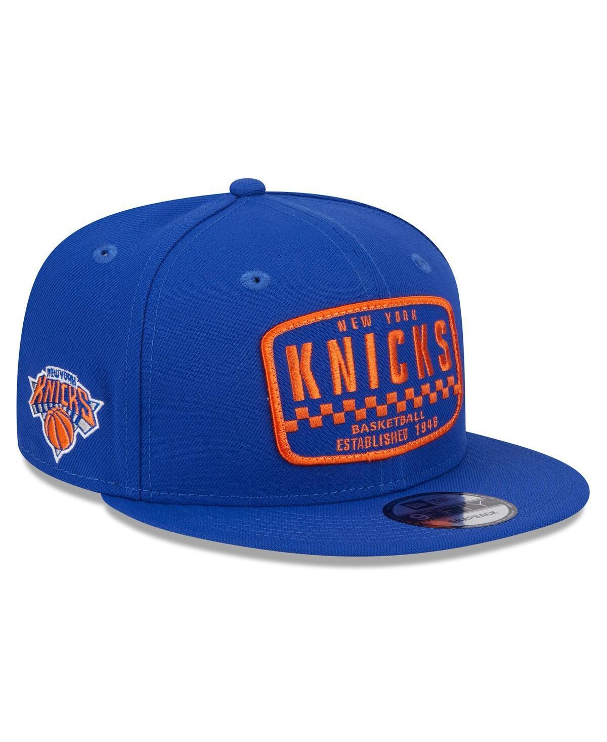 Mens New Era Blue New York Knicks 2024 Nba All-Star Game Rally Drive Finish Line Patch 9FIFTY Snapback Hat Product Image