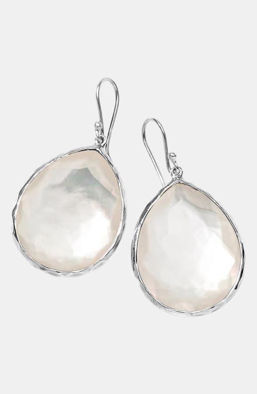 Rock Candy Small Sterling Silver & Doublet Teardrop Earrings Product Image