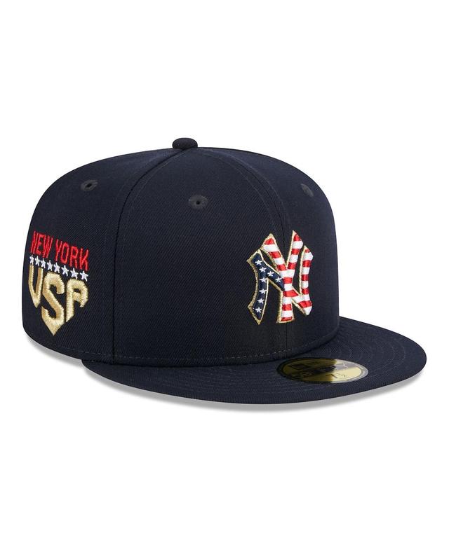 Mens New Era Navy New York Yankees 2023 Fourth of July 59FIFTY Fitted Hat Product Image