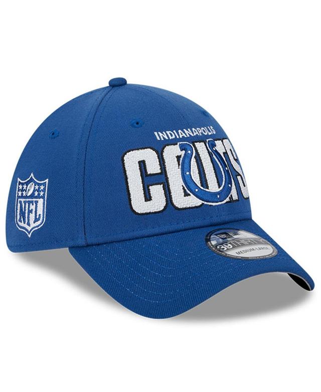 Mens New Era Royal Indianapolis Colts 2023 NFL Draft 39THIRTY Flex Hat Product Image