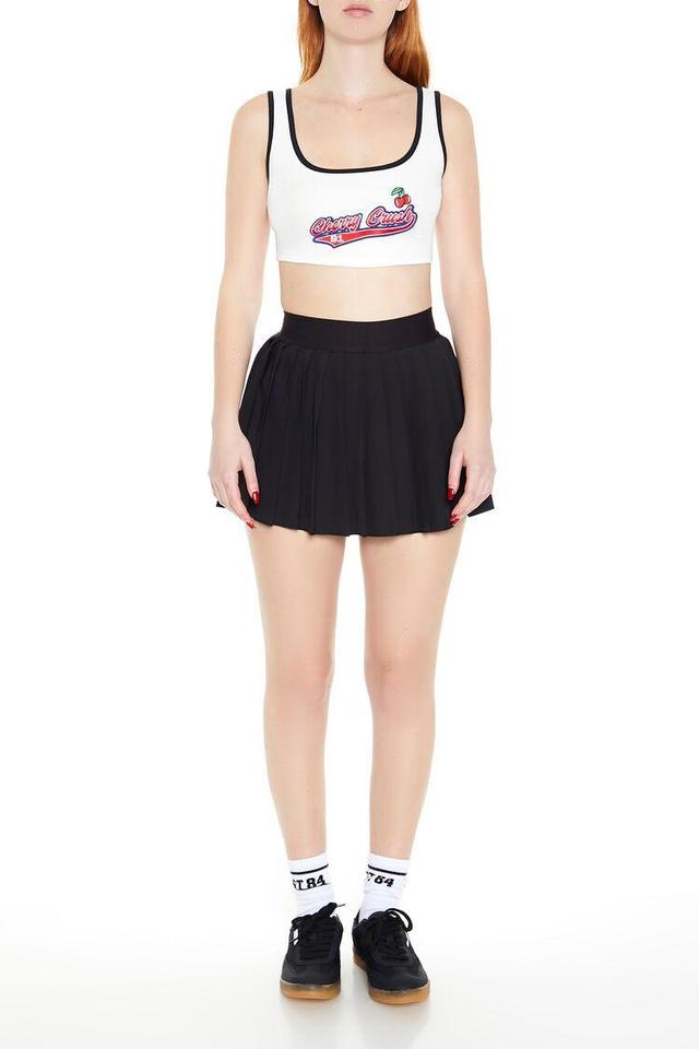 Pleated Mini Skort | Forever 21 Product Image