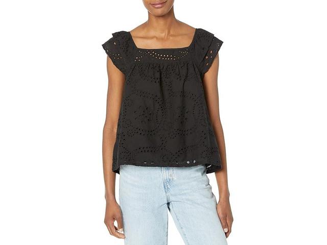 Sanctuary Eyelet Ruffle Top Product Image