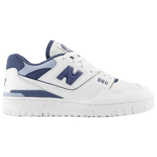 New Balance Womens 550 - Shoes White/Blue/Navy Product Image