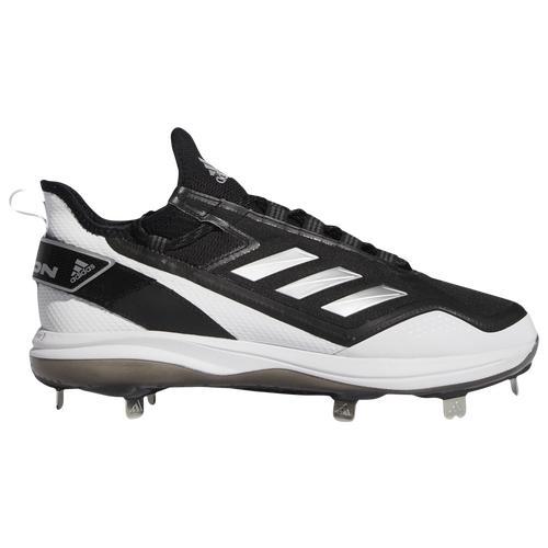 adidas Mens Icon 7 BOOST - Baseball Shoes Metallic Silver/Core Black/White Product Image