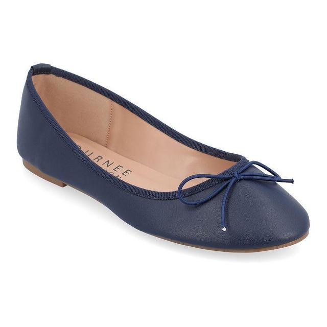 Journee Collection Vika Womens Ballet Flats Blue Product Image