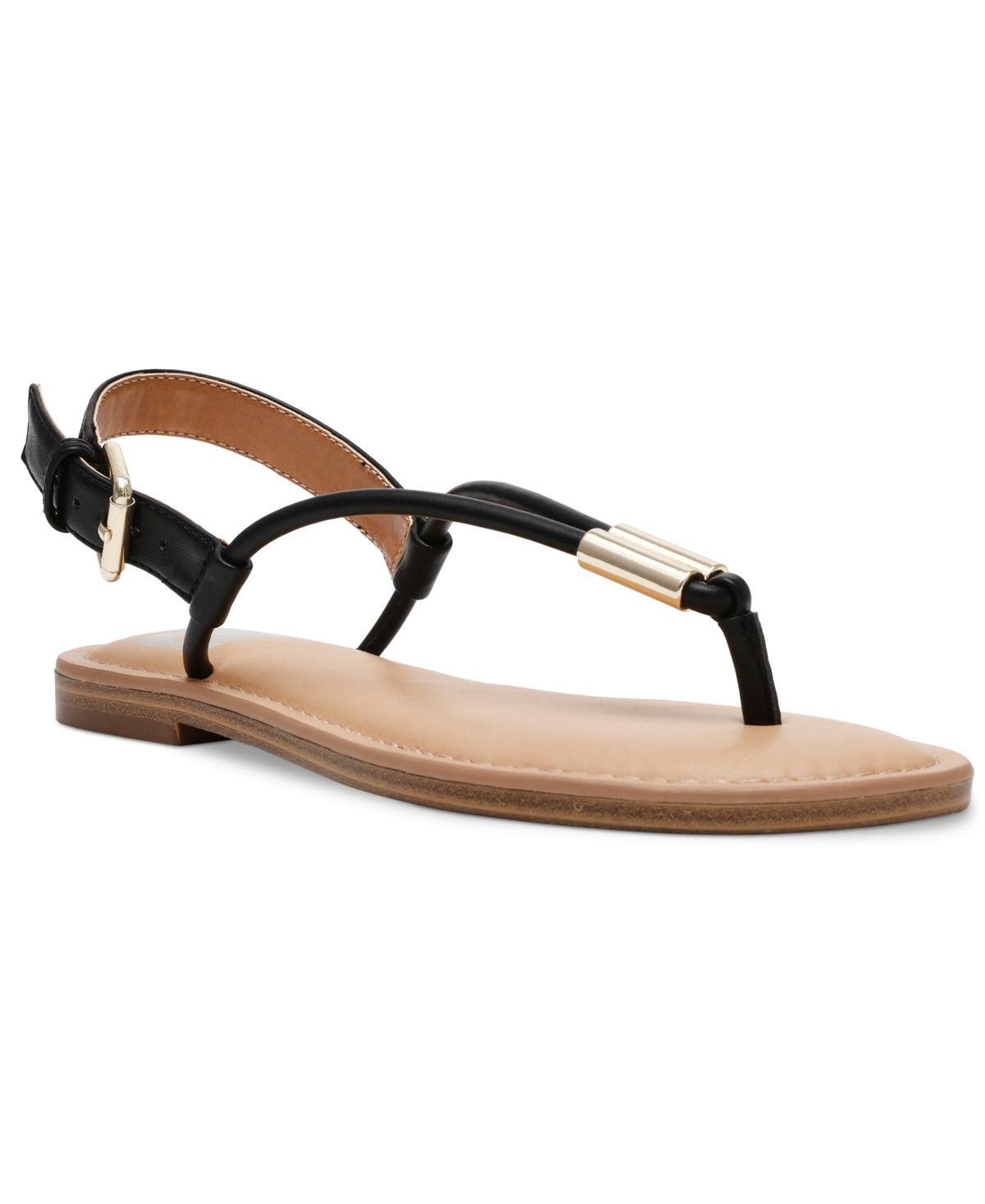 Dv Dolce Vita Womens Jache T-Strap Adjustable Ankle-Strap Flat Sandals Product Image