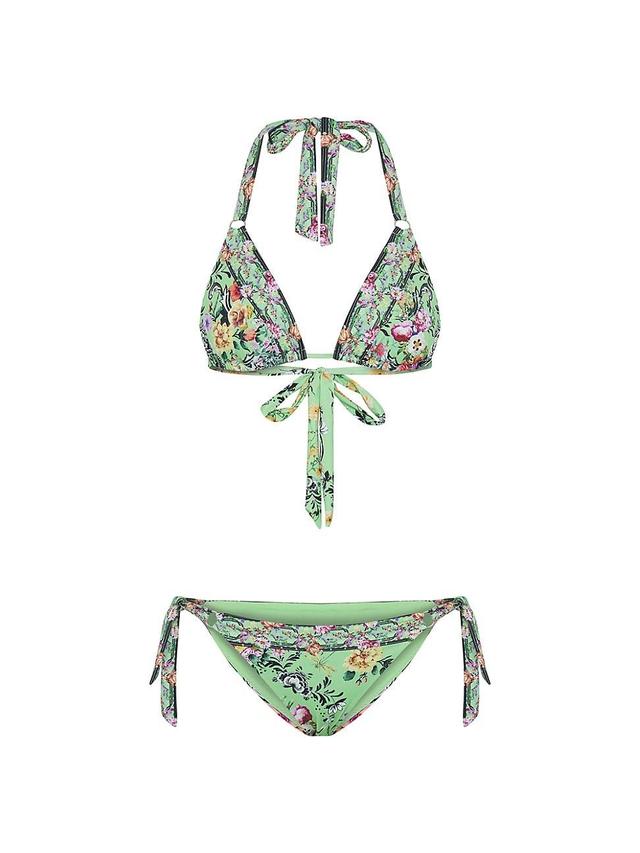 Womens Floral Tie Bikini Product Image