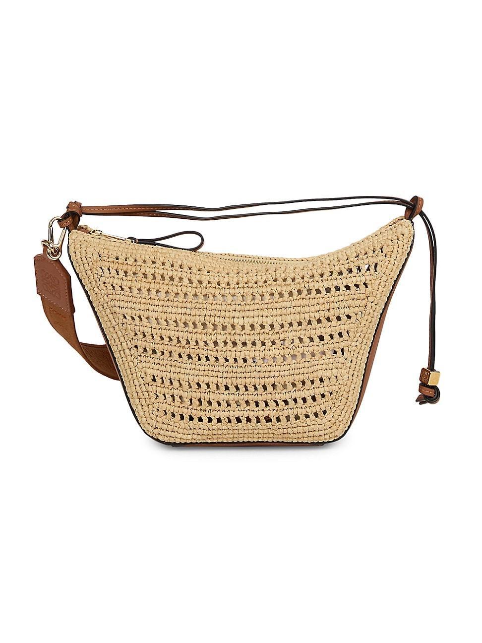 Womens LOEWE x Paulas Ibiza Mini Raffia Hammock Hobo Bag Product Image