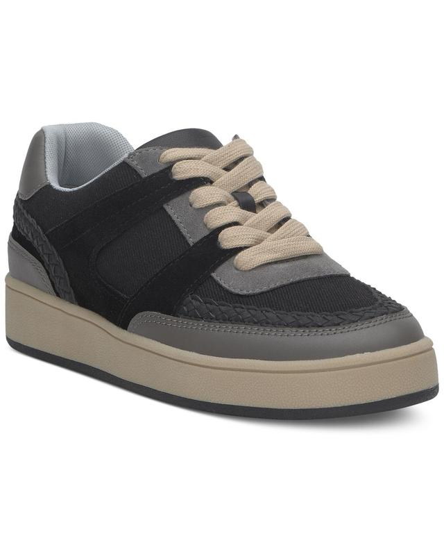 Lucky Brand Womens Halinna Court Lace-Up Sneakers Product Image