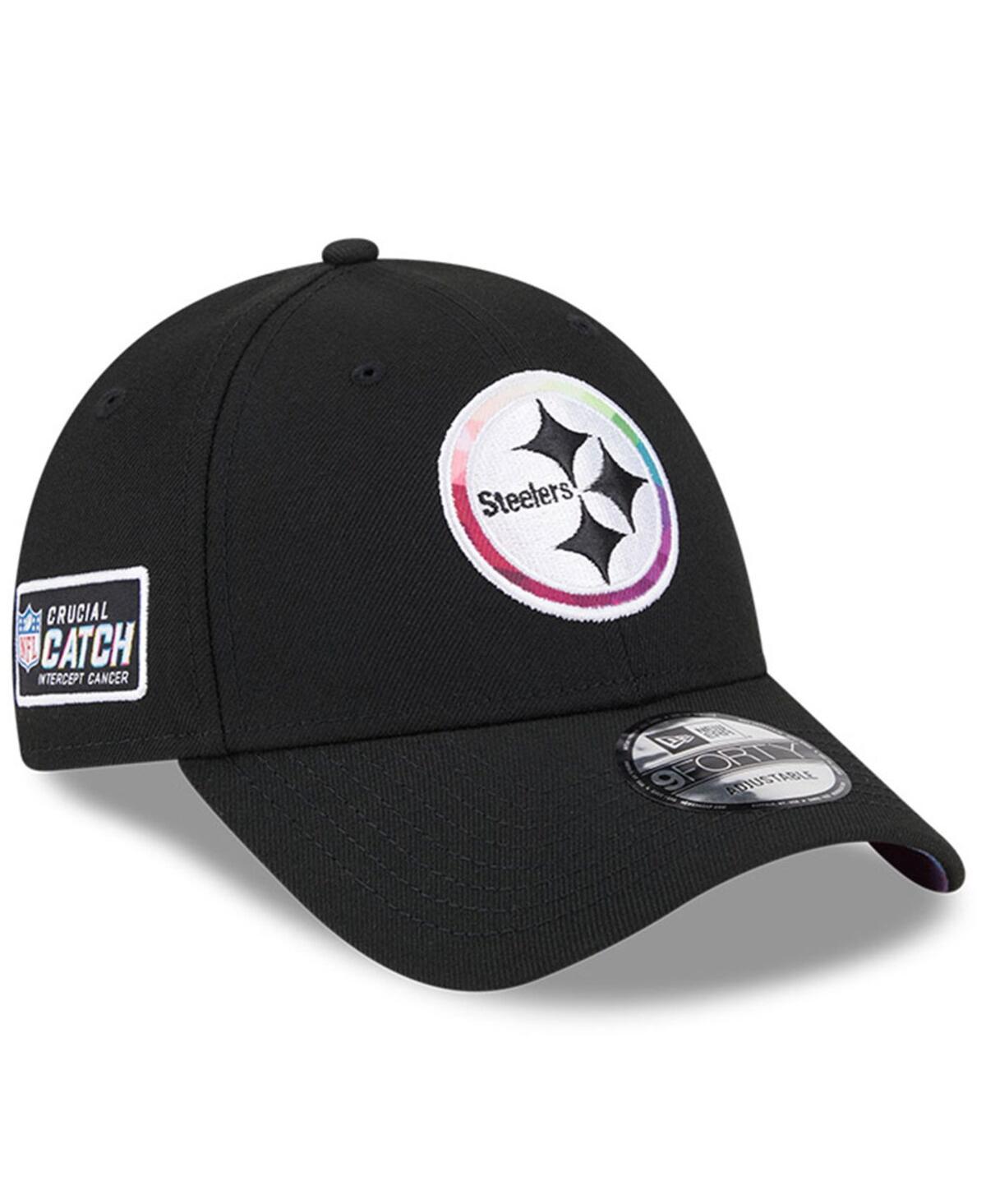 Mens New Era Black Pittsburgh Steelers 2023 Nfl Crucial Catch 9FORTY Adjustable Hat Product Image