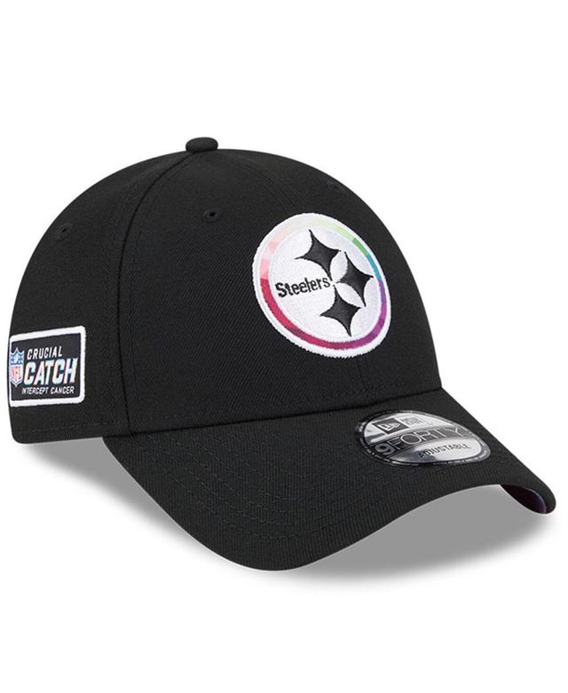 Mens New Era Black Pittsburgh Steelers 2023 Nfl Crucial Catch 9FORTY Adjustable Hat Product Image