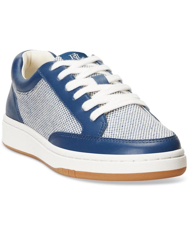 Lauren Ralph Lauren Womens Hailey Low-Top Lace-Up Sneakers Product Image