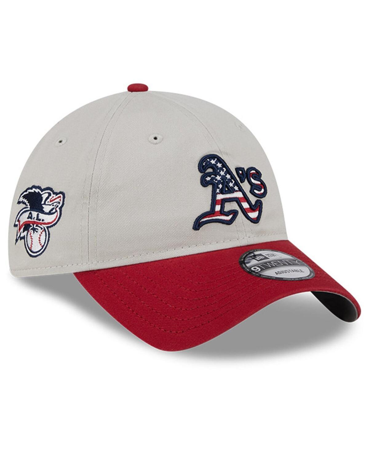 New Era Mens Red Oakland Athletics 2024 Fourth of July 9TWENTY Adjustable Hat Product Image