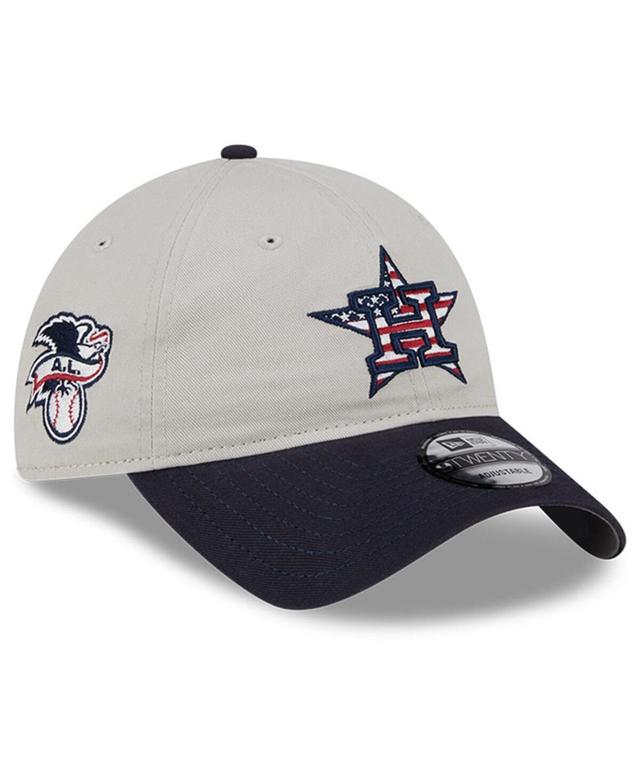 New Era Mens Black Houston Astros 2024 Fourth of July 9TWENTY Adjustable Hat Product Image