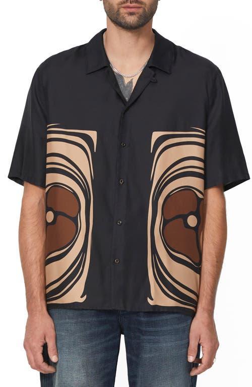 VAYDER Montague Abstract Print Short Sleeve Camp Shirt Product Image