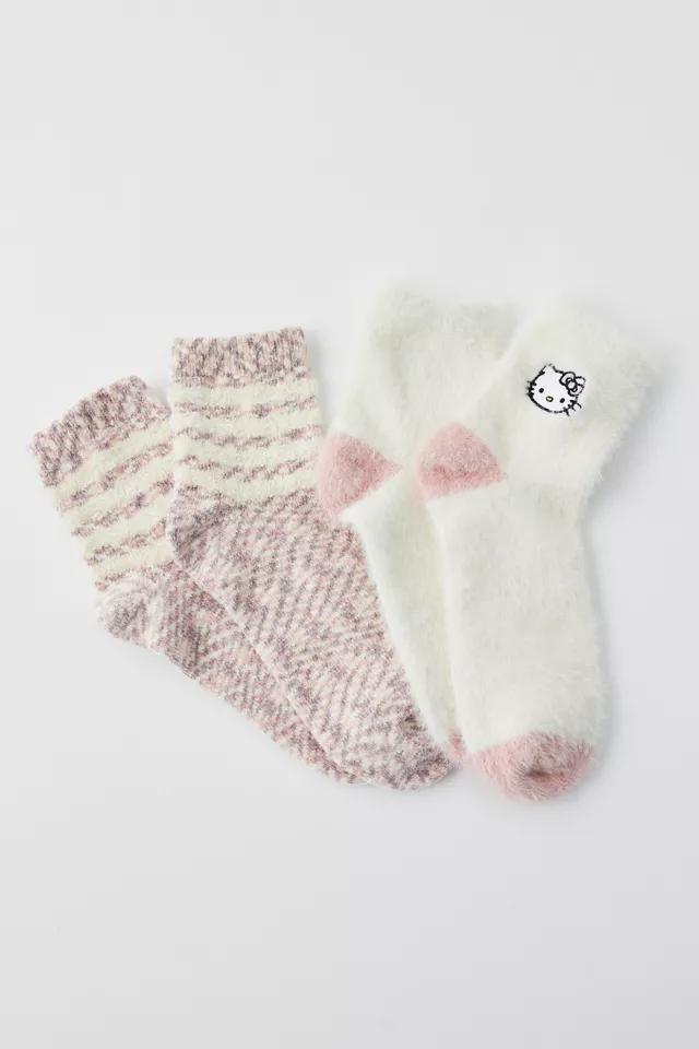 Hello Kitty Chenille Mid Crew Sock 2-Pack Product Image