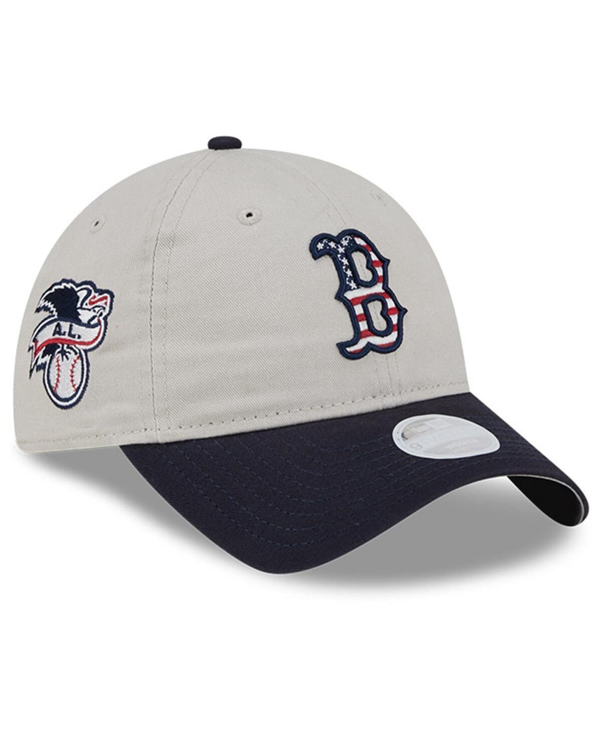 Womens New Era Khaki/Black Boston Red Sox 2024 Fourth of July 9TWENTY Adjustable Hat Product Image