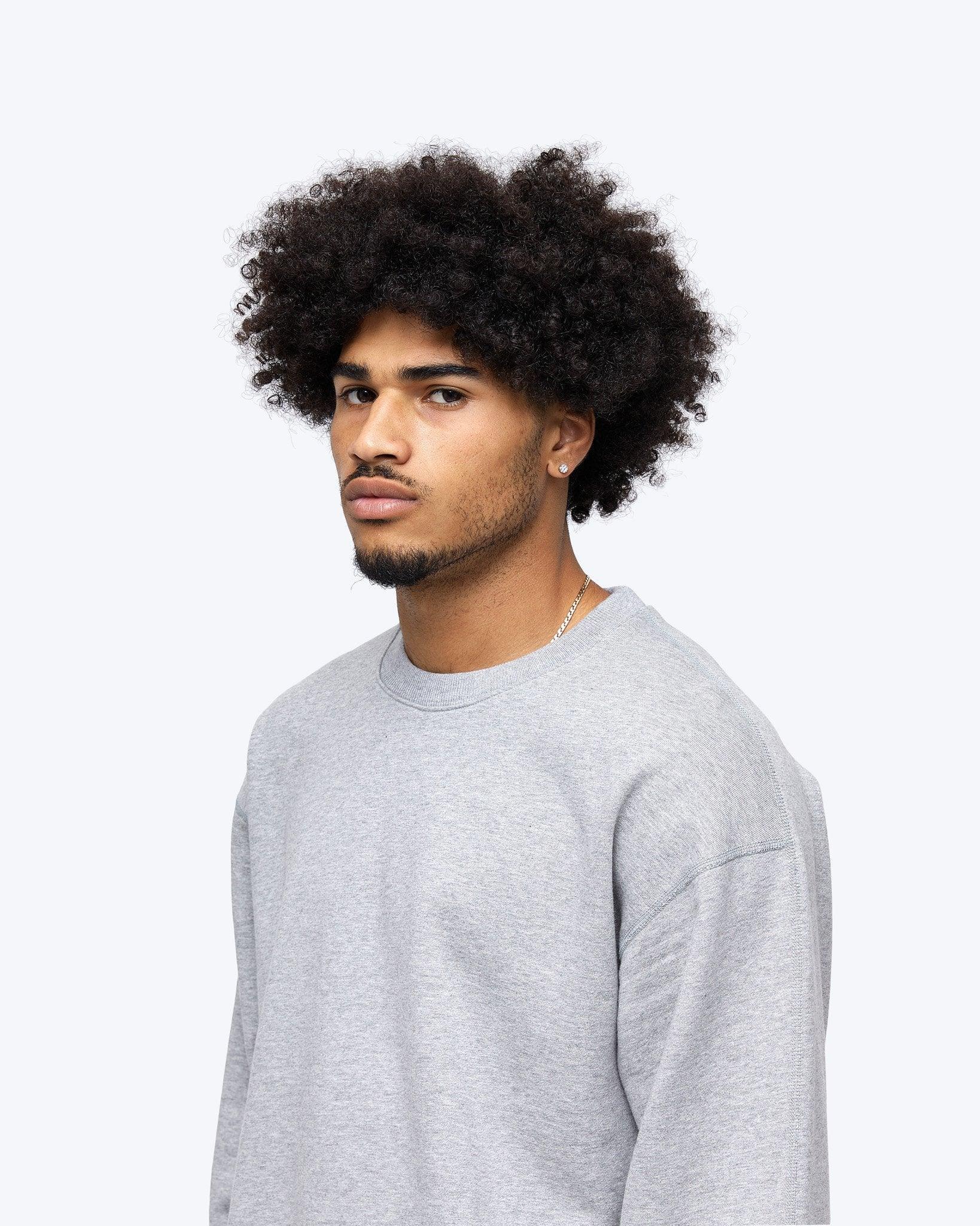 Midweight Terry Relaxed Crewneck - Vault Male Product Image