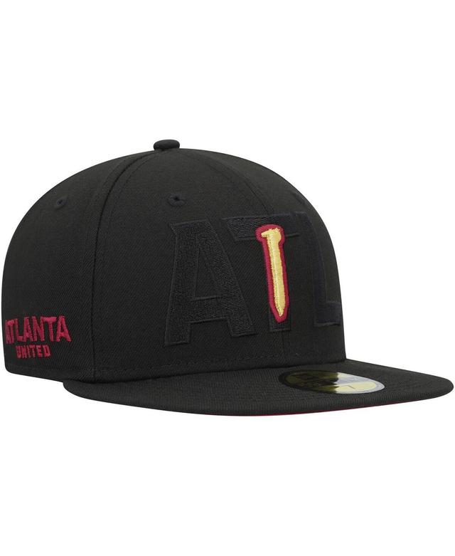 Mens New Era Black Atlanta United FC Kick Off 59FIFTY Fitted Hat Product Image