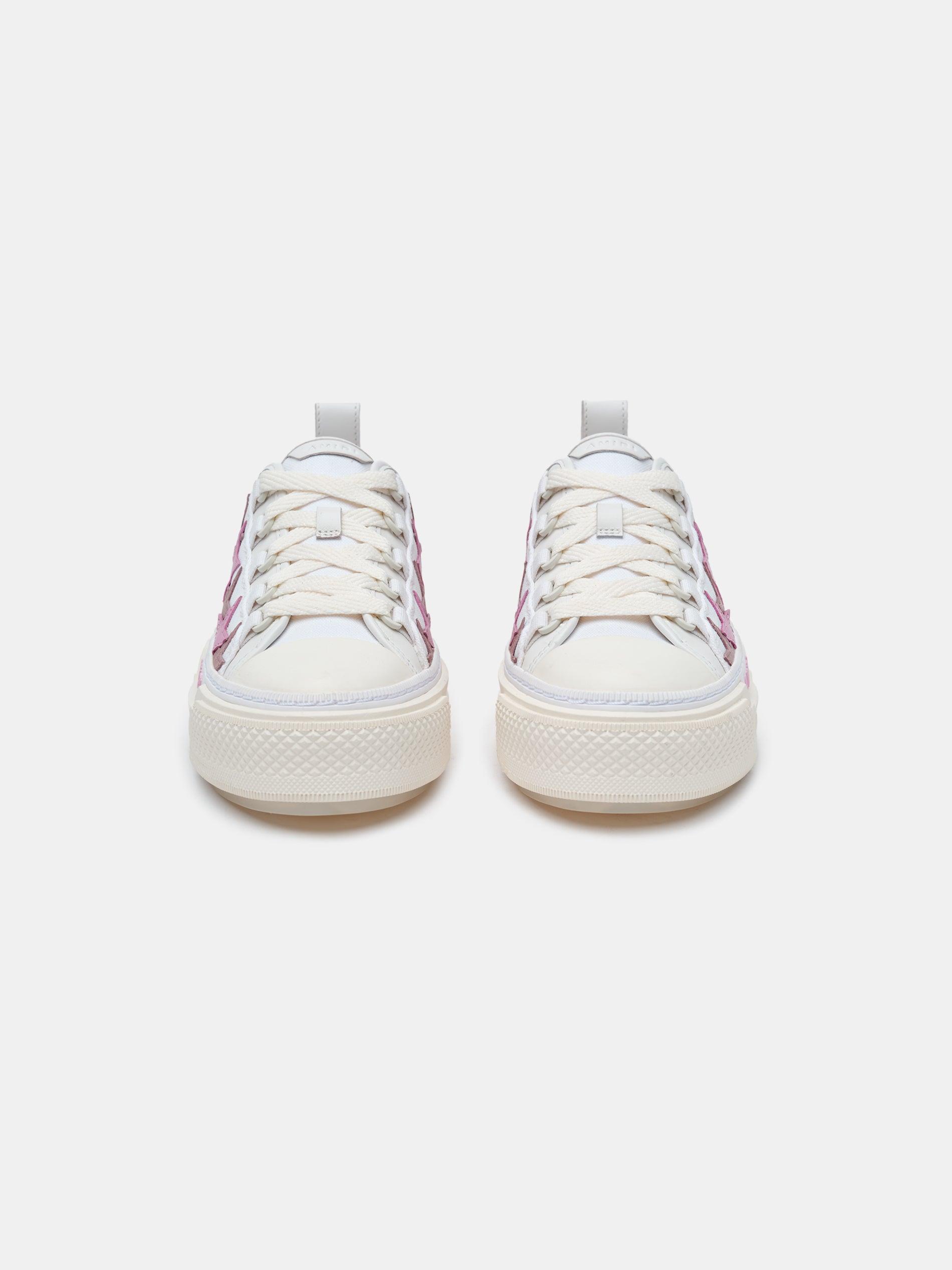 WOMEN- WOMEN'S STARS COURT LOW - WHITE/PINK Female Product Image