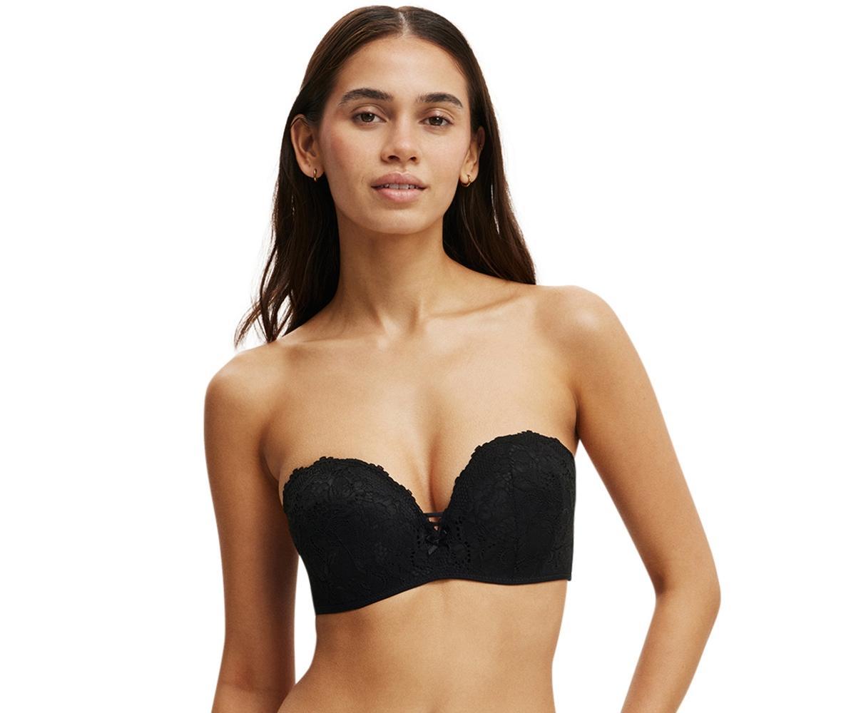 Cotton On Womens Everyday Lace Strapless Push Up 2 Bra product image